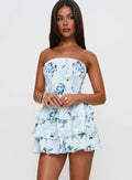Sunkiss frill mini dress