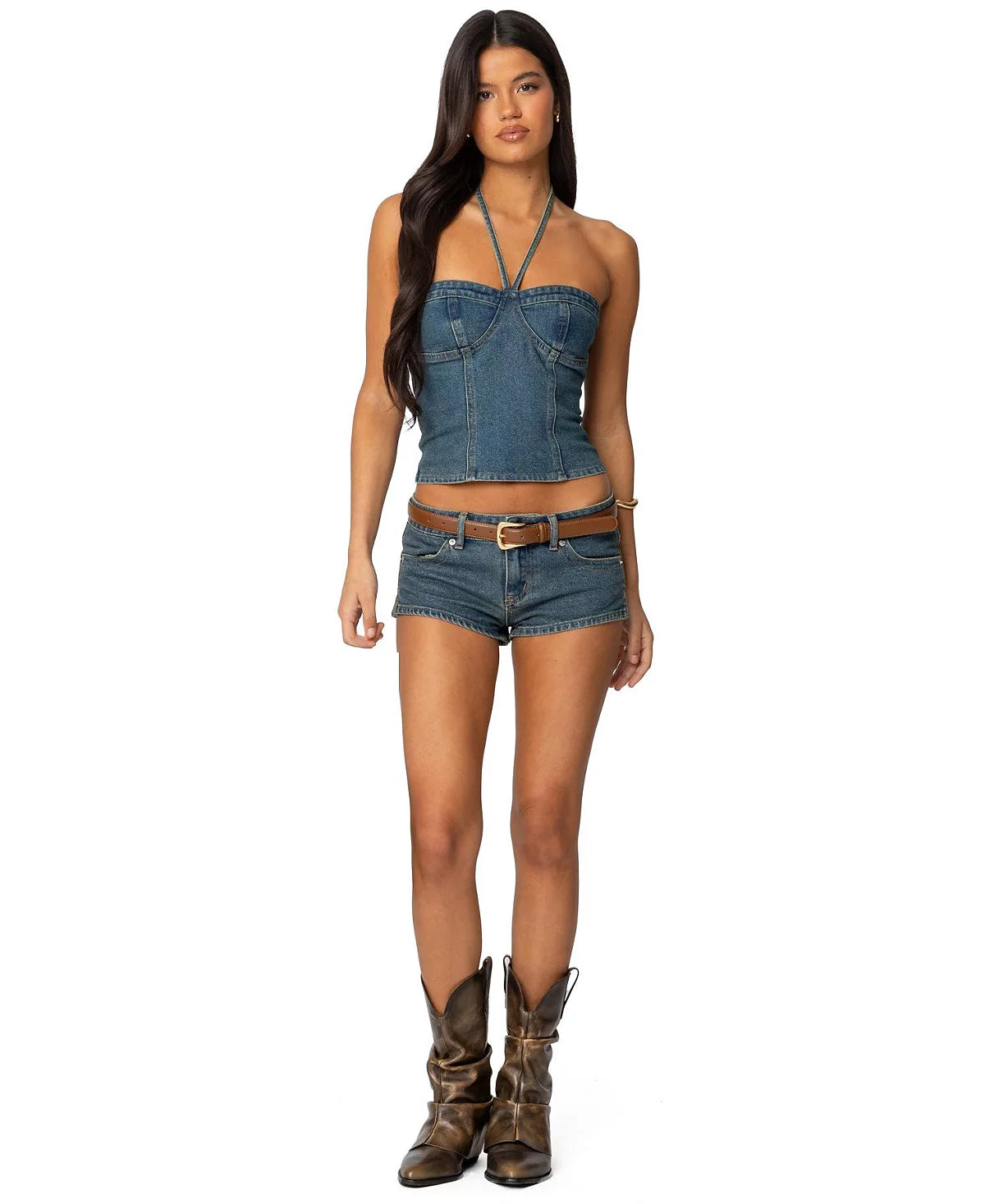 Jagger Low Rise Denim Shorts
