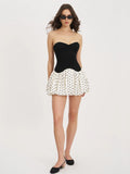 Dahliana Polka Dot Mini Dress