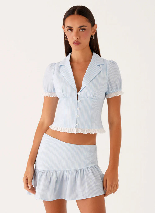Bennett Button Up Top
