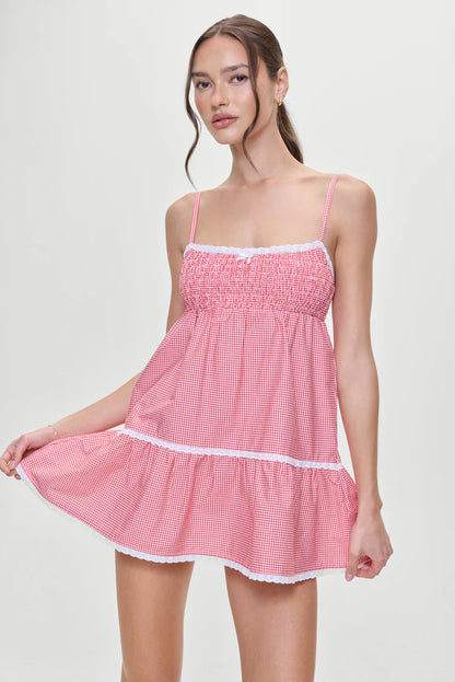 Gingham Mini Dress