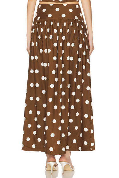 Dot Maxi Skirt