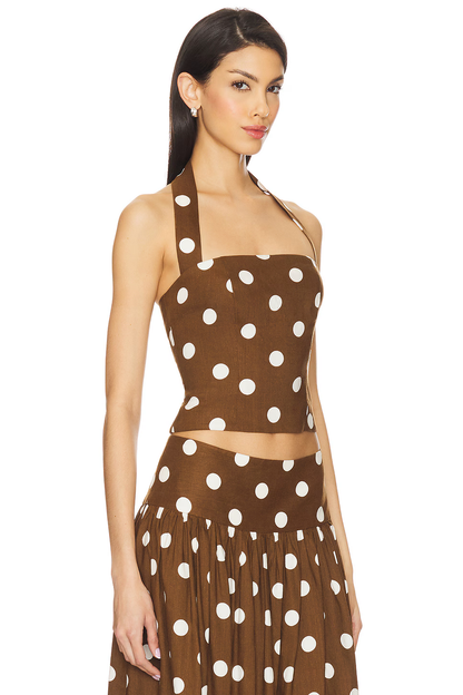 Dot Maxi Skirt