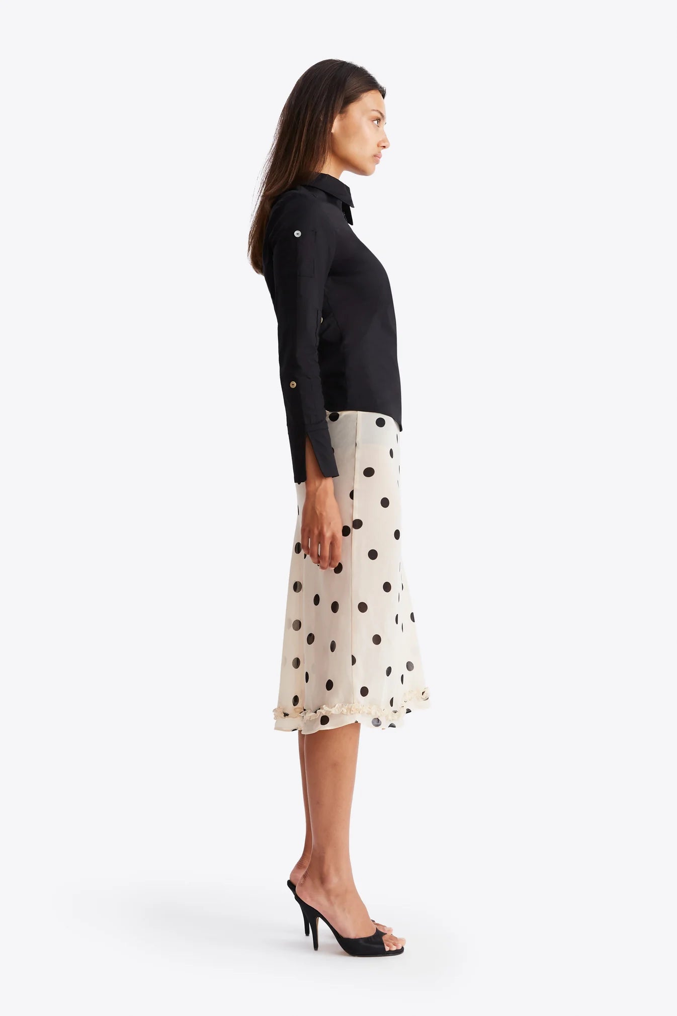 Beige Polka Dot