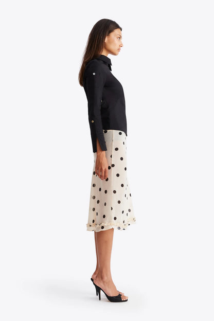 Beige Polka Dot