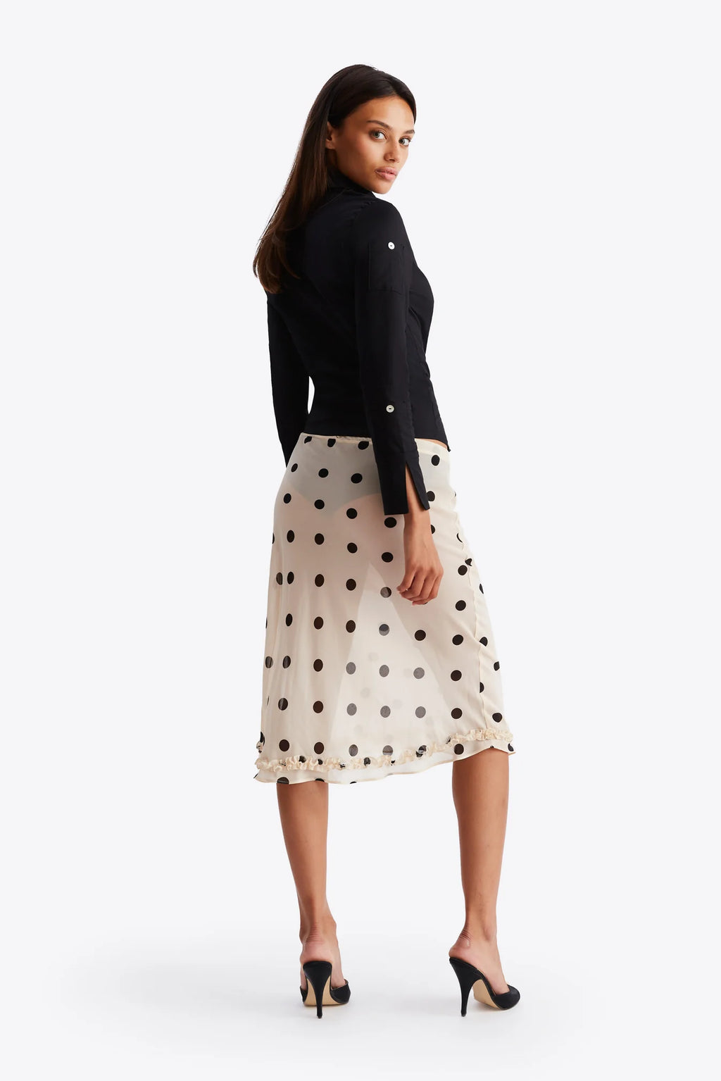 Beige Polka Dot