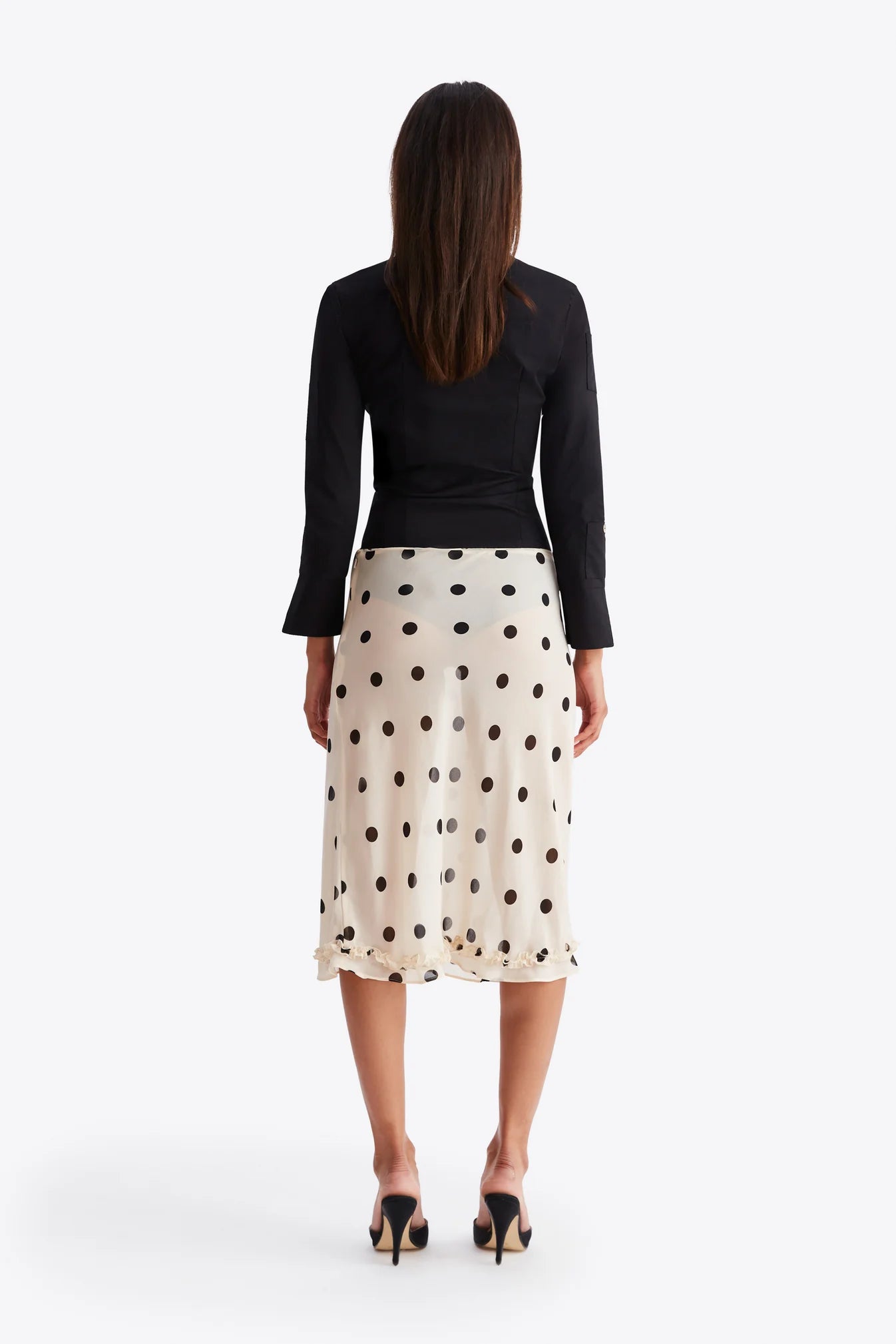 Beige Polka Dot