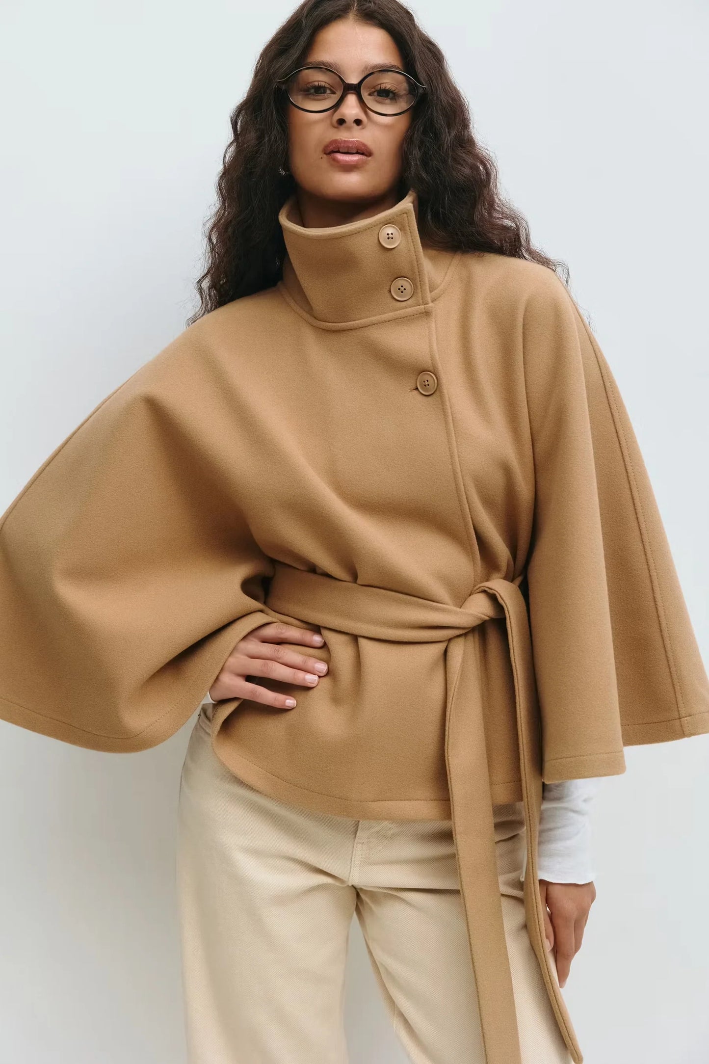 Solenne Cape Coat