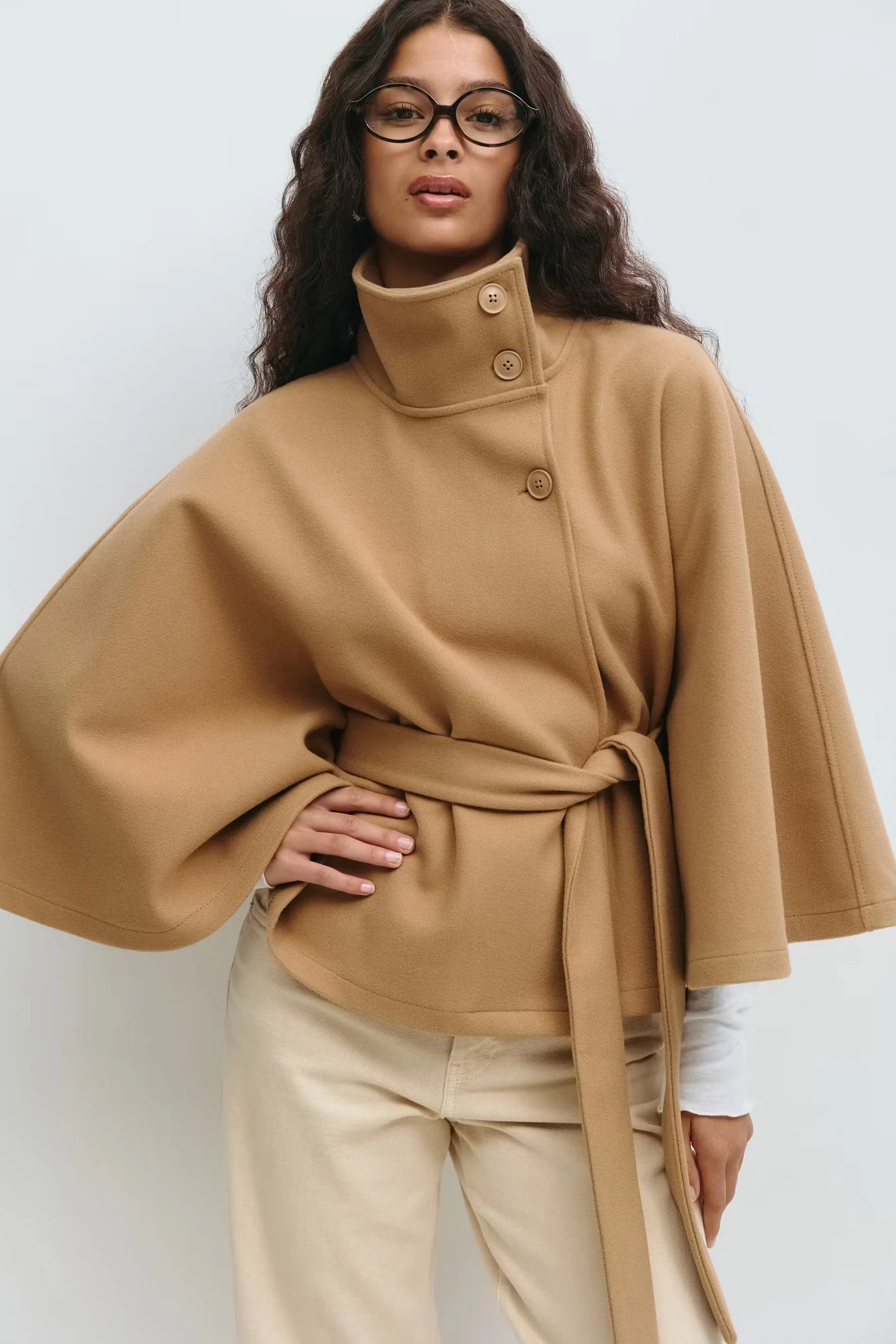 Solenne Cape Coat