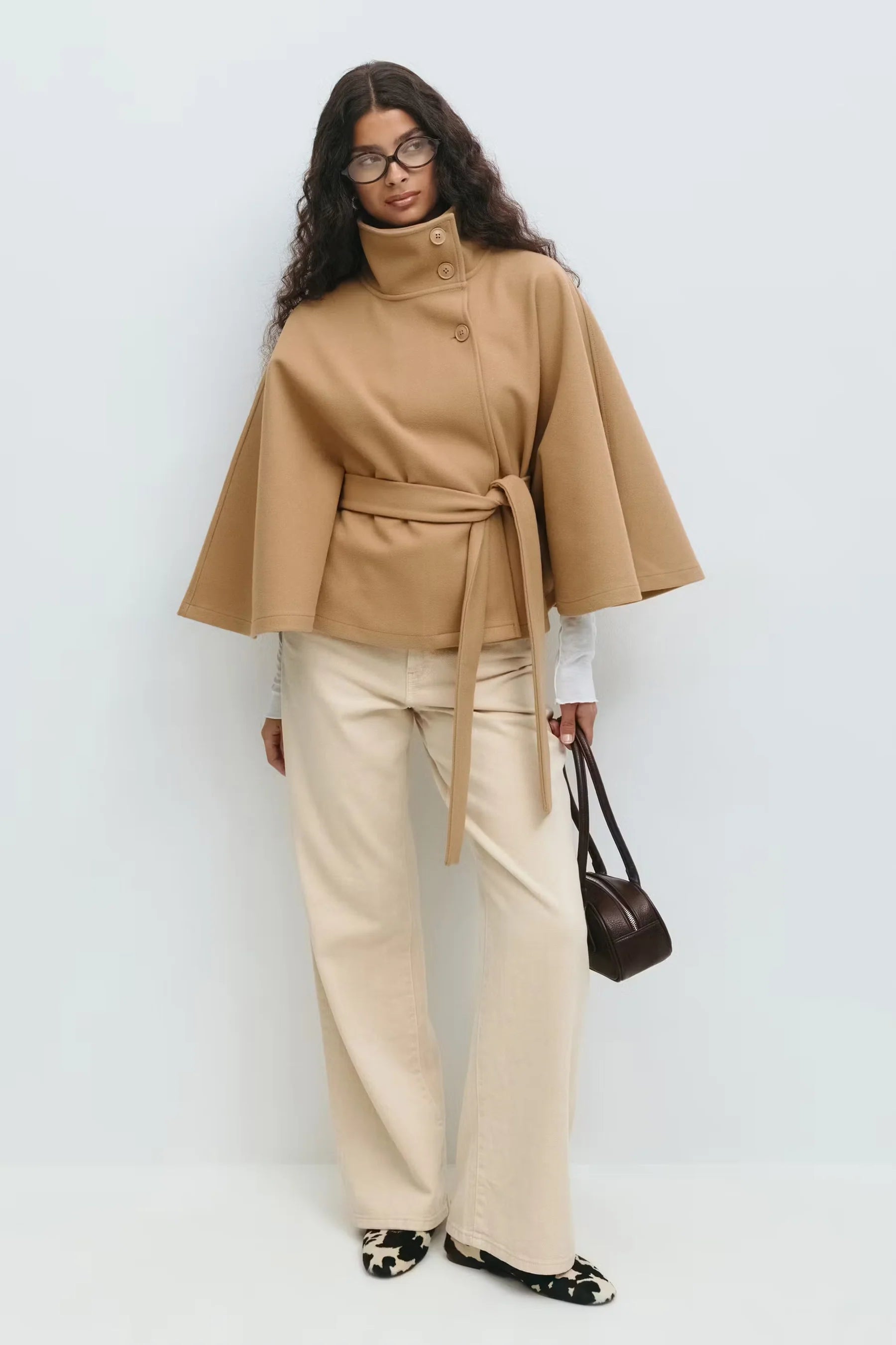 Solenne Cape Coat