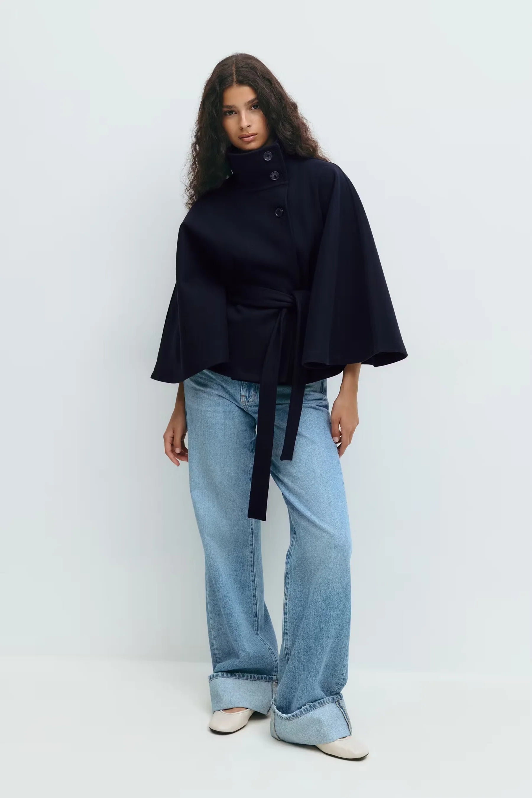 Solenne Cape Coat
