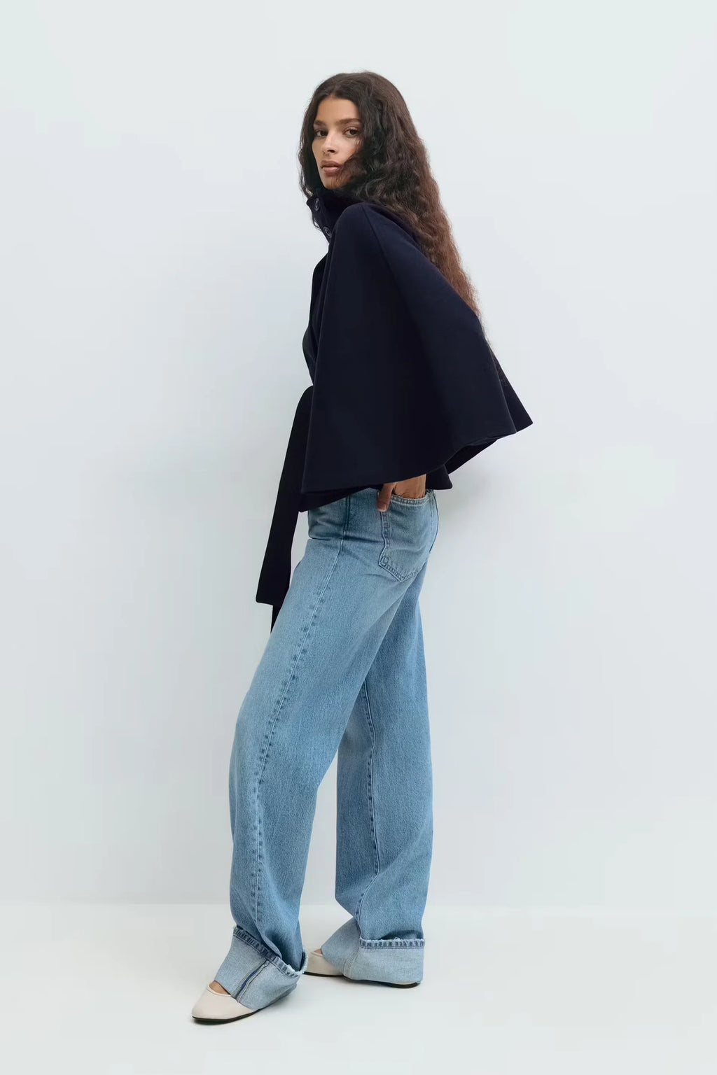 Solenne Cape Coat