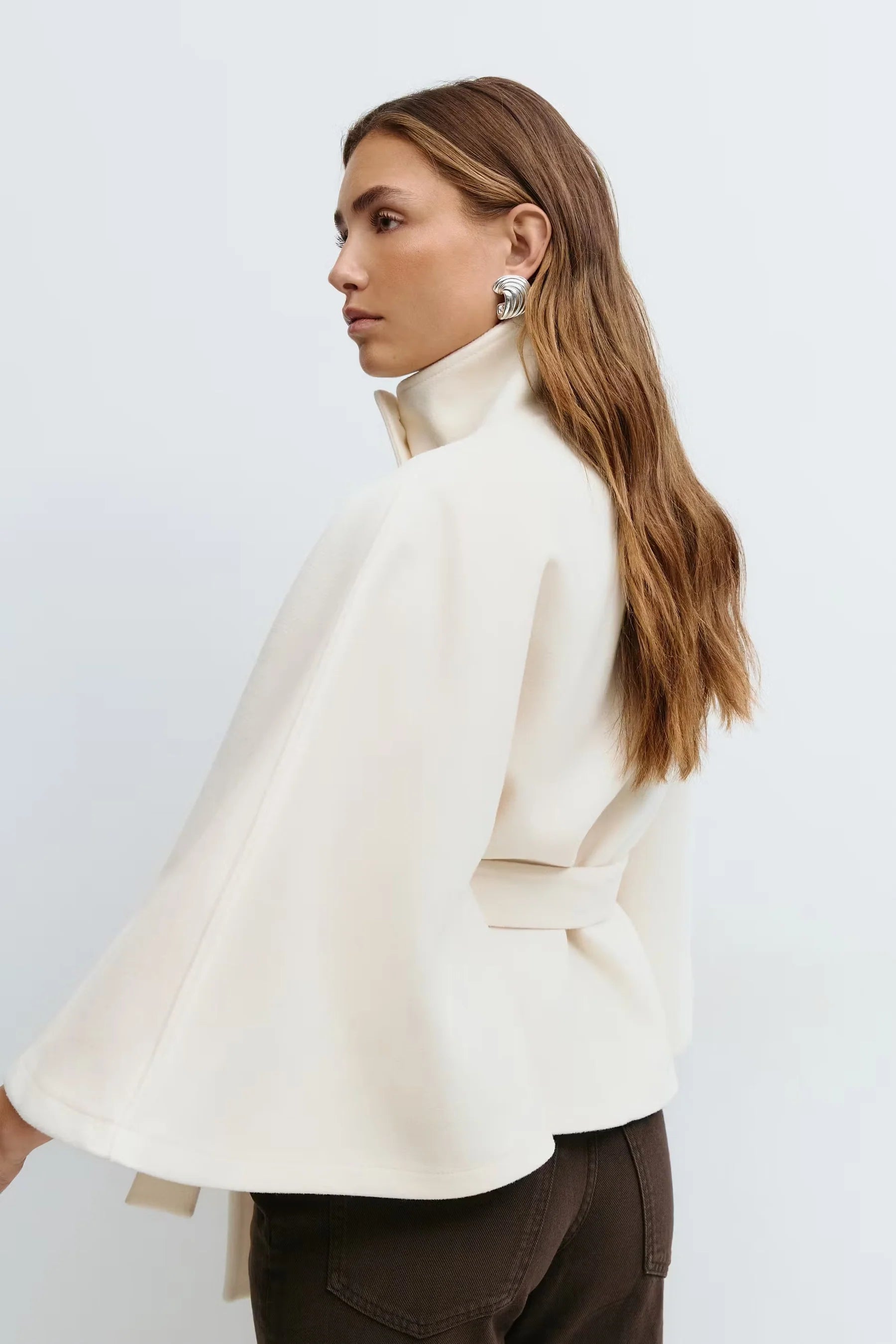 Solenne Cape Coat
