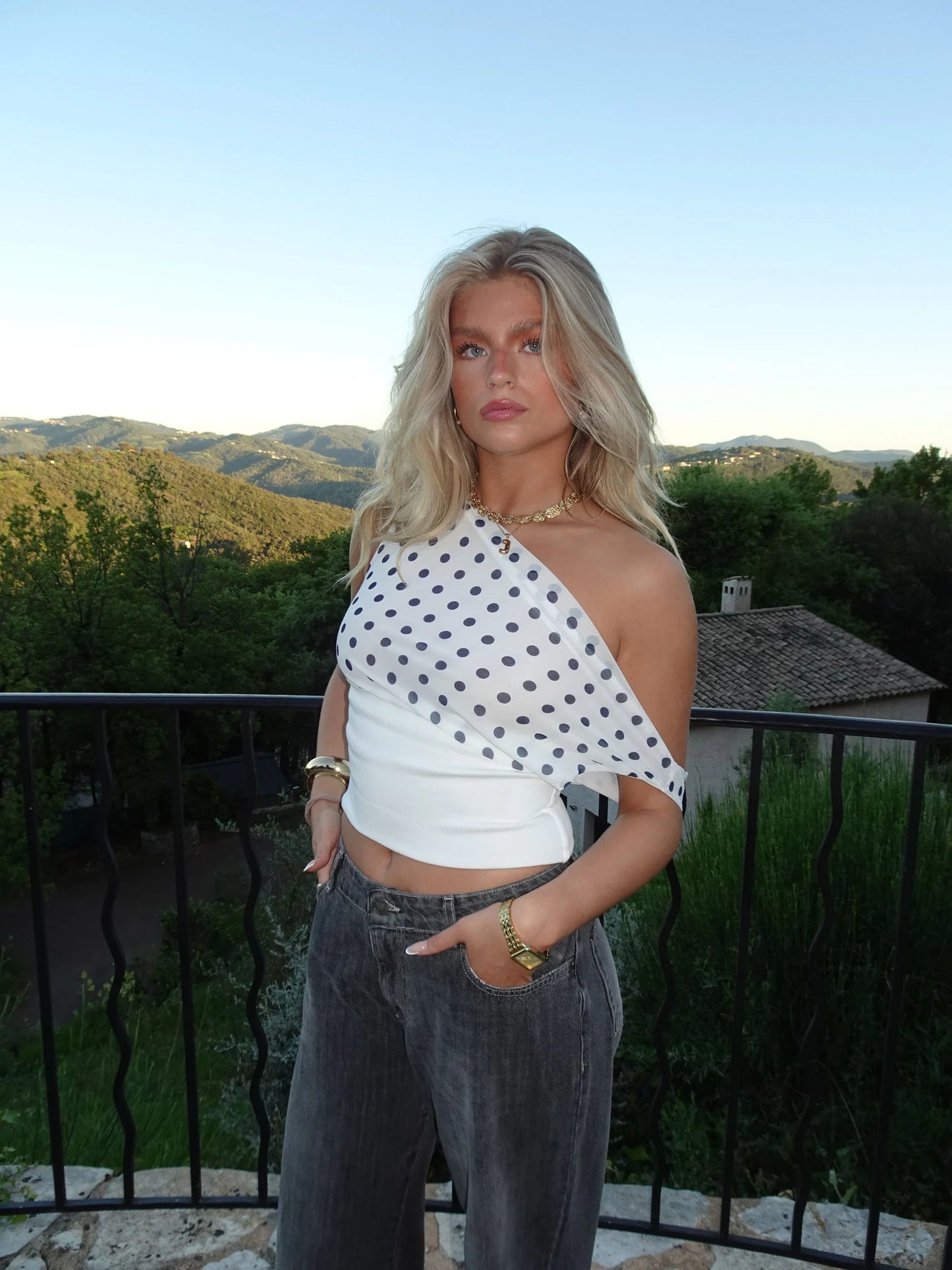 Polka Dot top